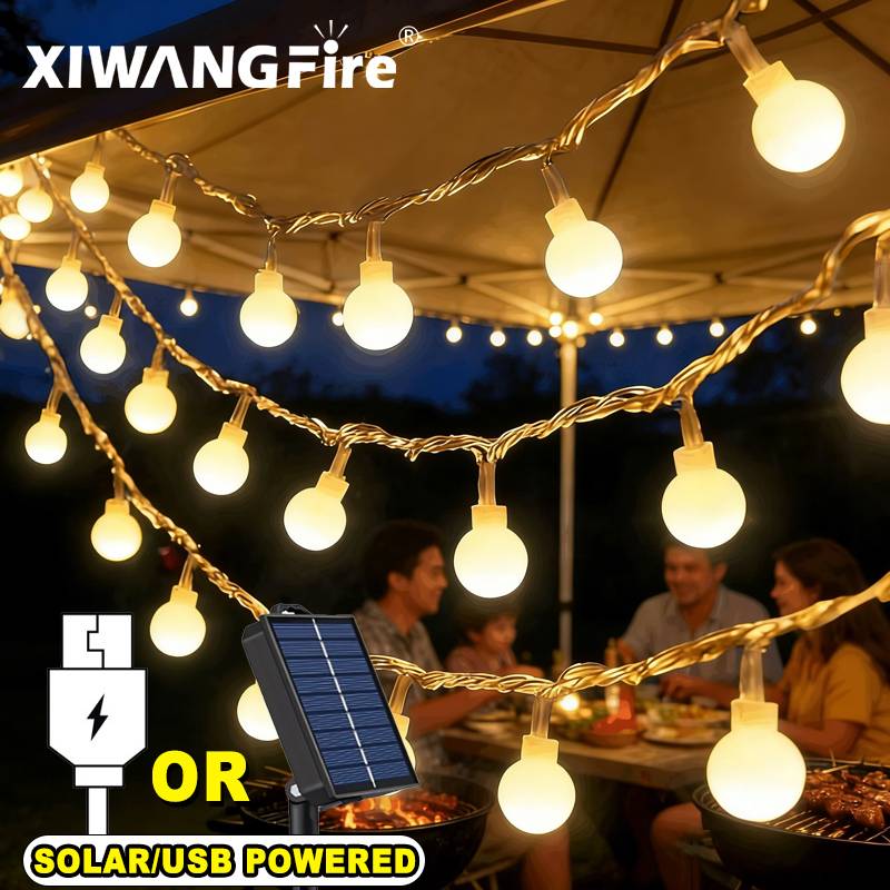Outdoor Lighting Quality - Guirnalda de Luces Solares/USB/a Pilas de