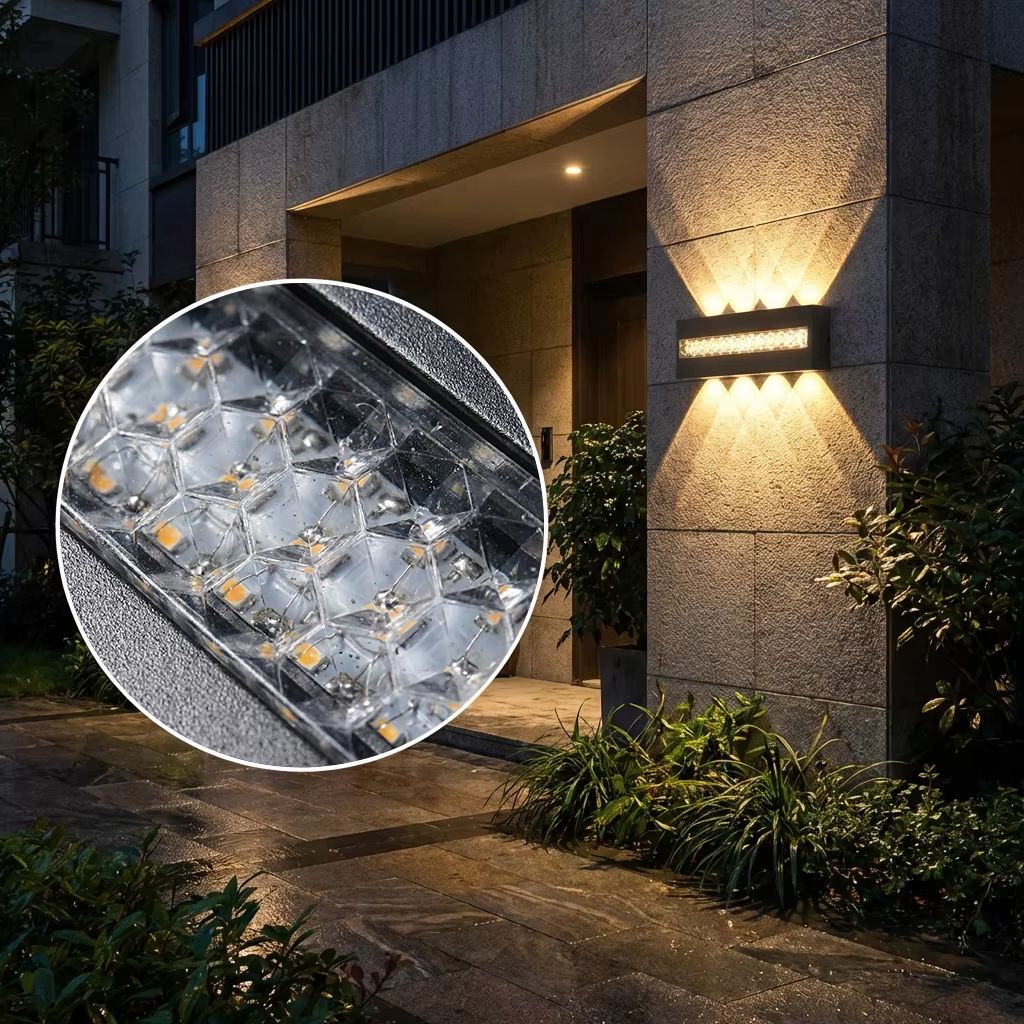 Outdoor Lighting Hardwired - Lámpara de pared LED minimalista moderna