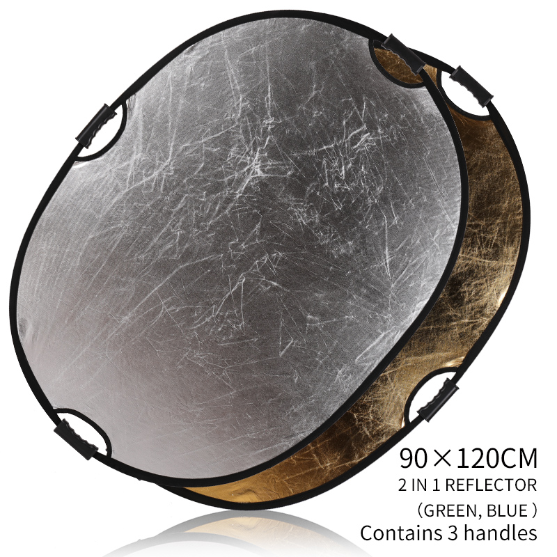 Outdoor Lighting Kit Photography - Reflector de luz ovalado multidisco portátil