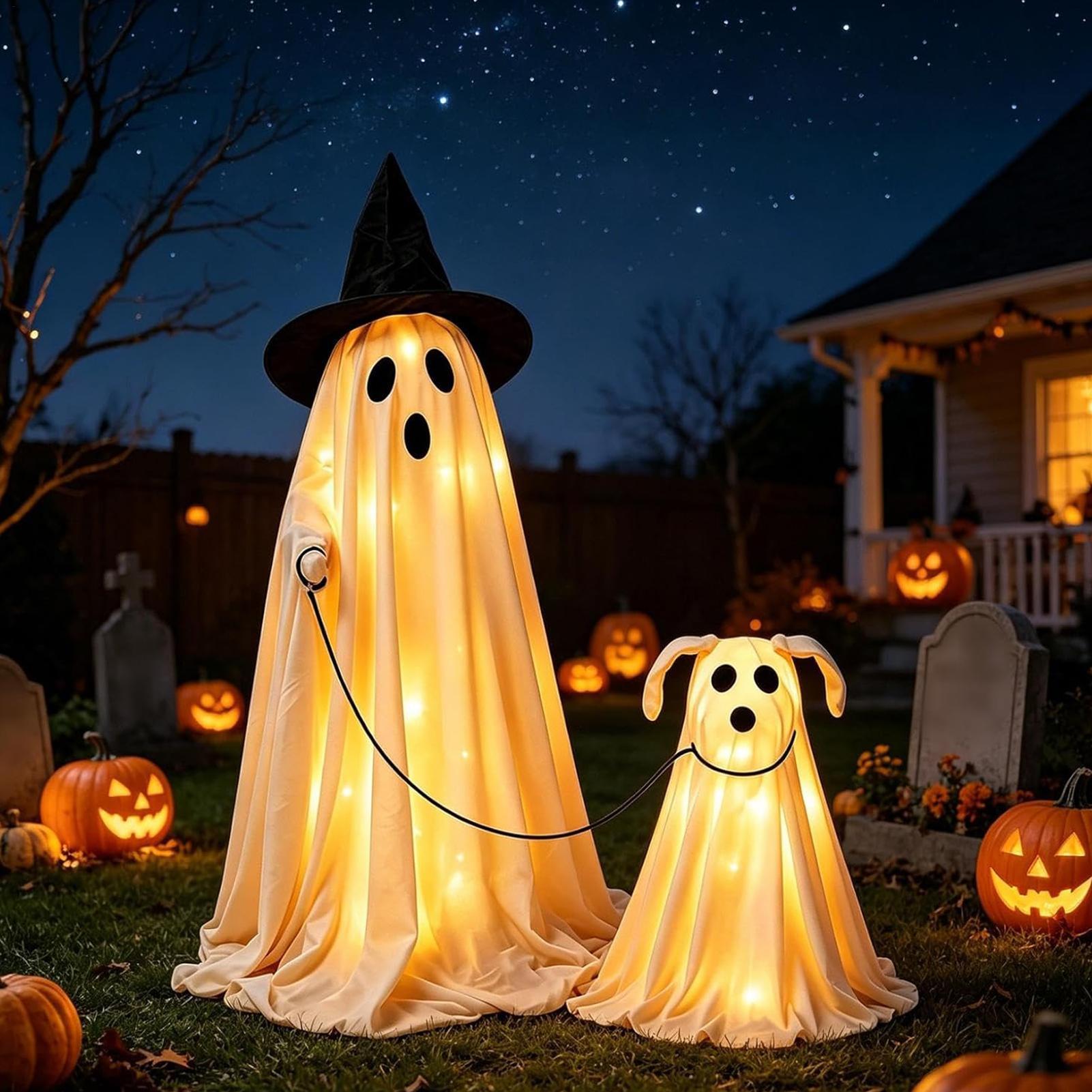 Outdoor Lighting Gazebo - Set de Perro Fantasma con Luz