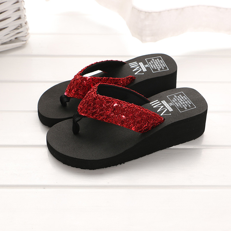 Outdoor Lighting For Your House - Zapatillas de lentejuelas de verano, sandalias