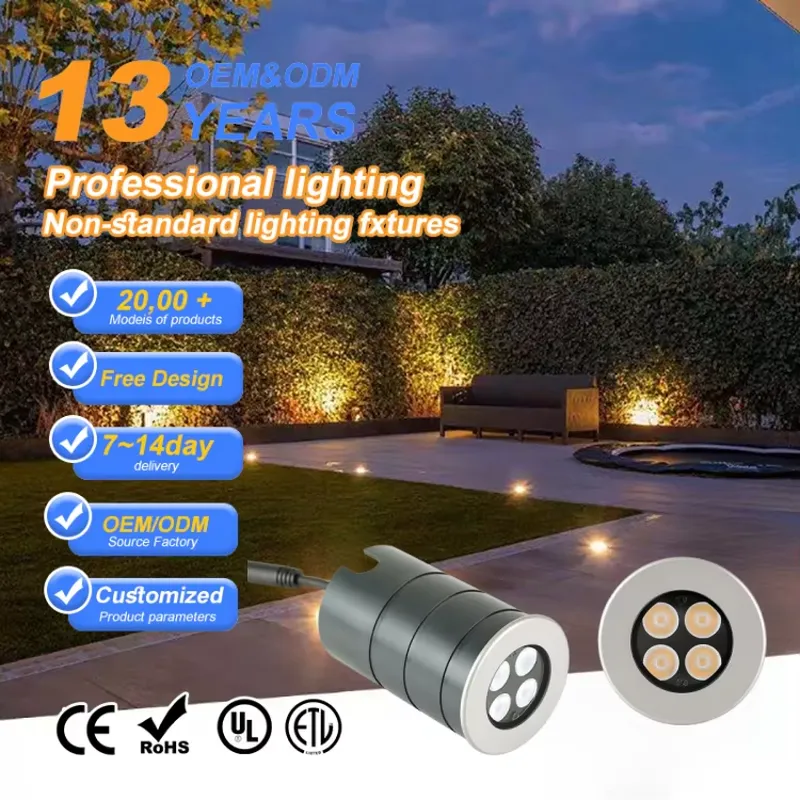 Ground Light Recessed - Luz LED Subterránea para Suelos de