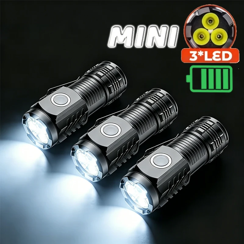 Outdoor Lighting Lowes - Mini linterna portátil de 3 LED,