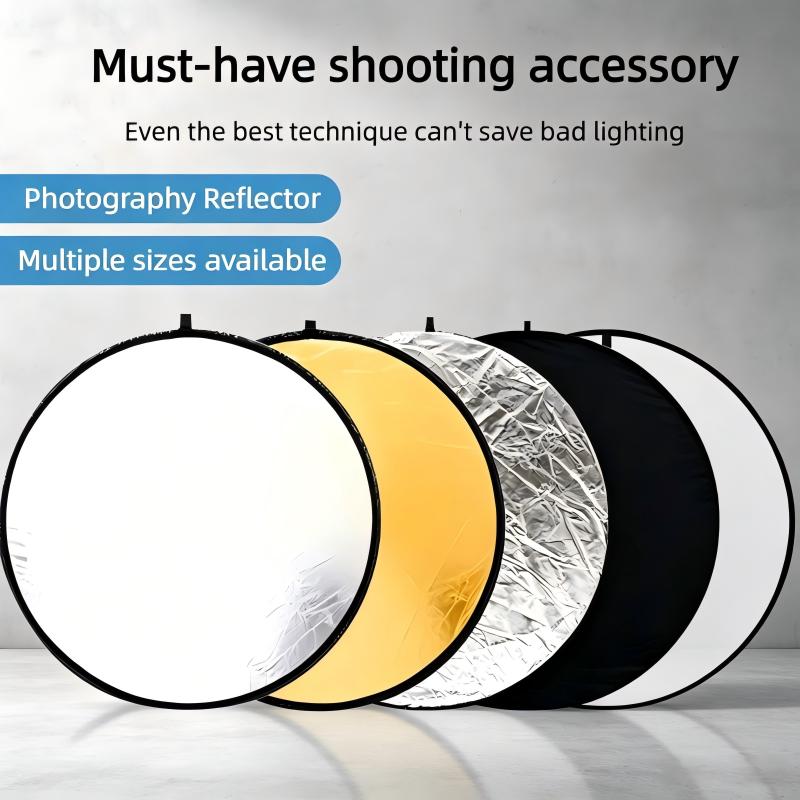 Outdoor Lighting Kit Photography - Reflector de Fotografía 2 en 1,