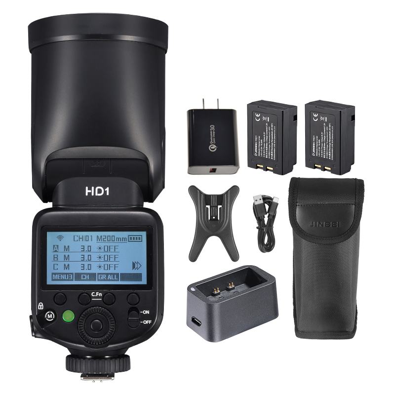 JINBEI HD-1 Flash de Cabeza Re - Outdoor Lighting Kit Photography reseña y precio