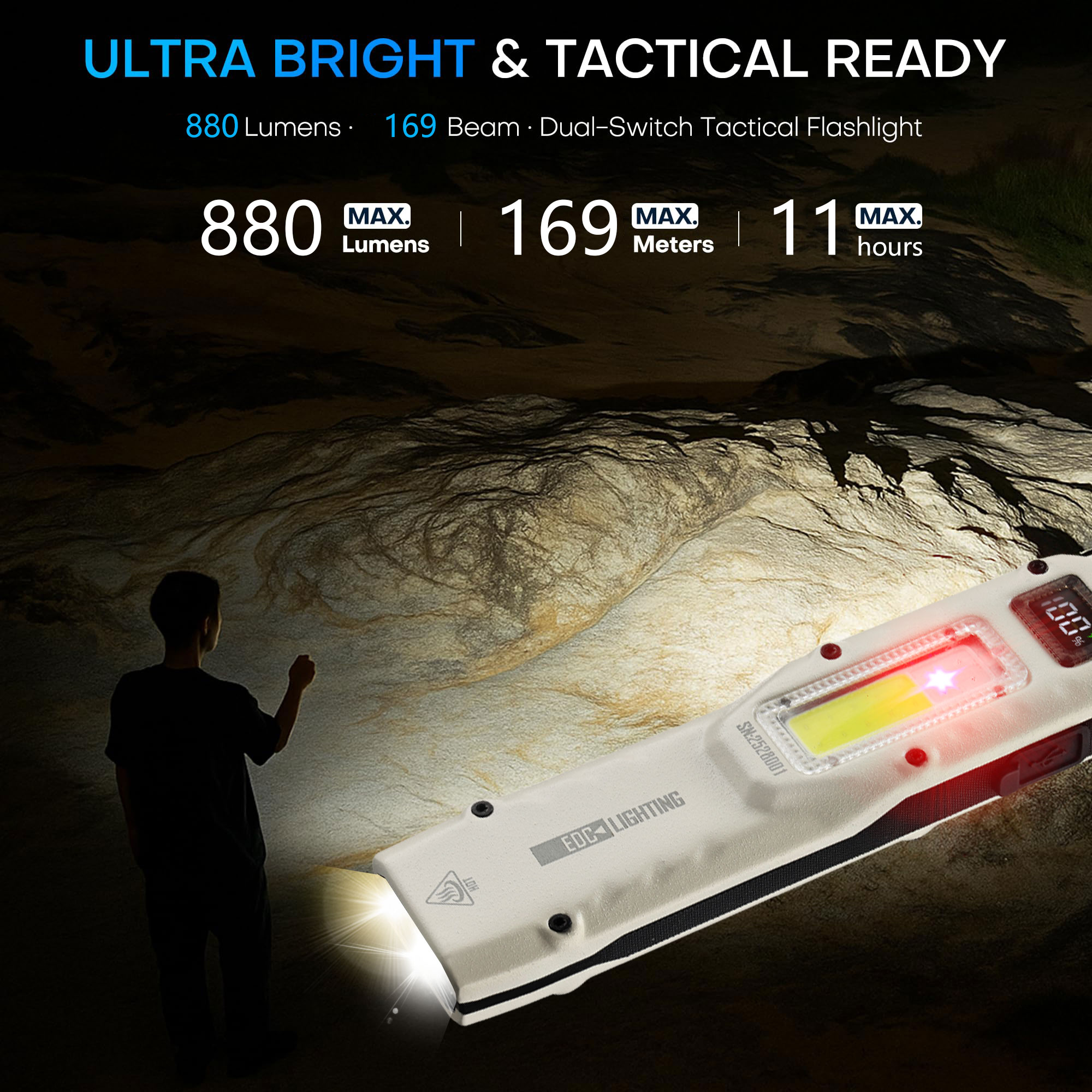 Linterna DE TRABAJO táctica ul - Outdoor Lighting Lowes reseña y precio