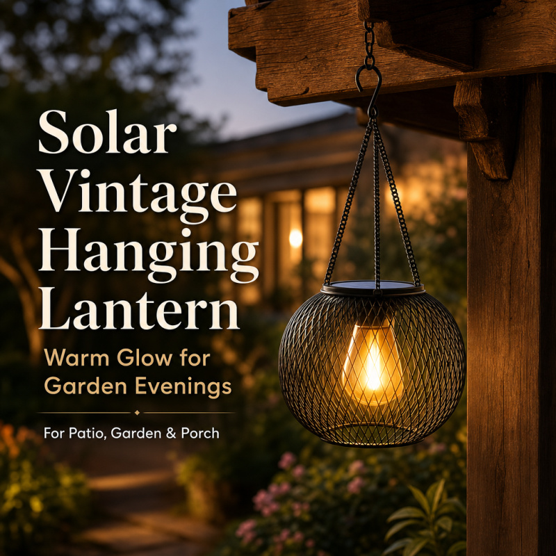 Lámpara LED Solar Colgante par - Outdoor Lighting Quality reseña y precio