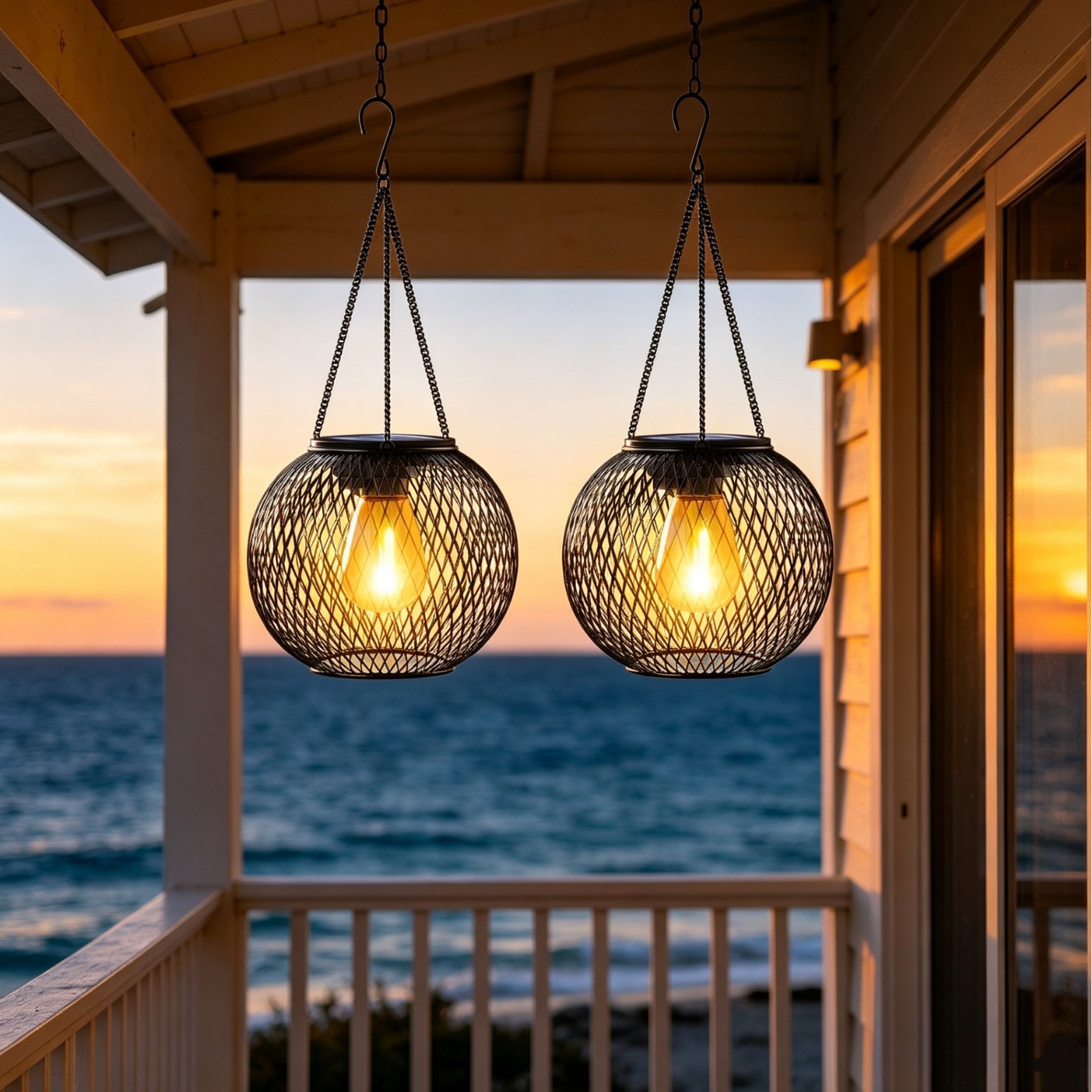 Lámpara LED Solar Colgante par - Outdoor Lighting Quality reseña y precio
