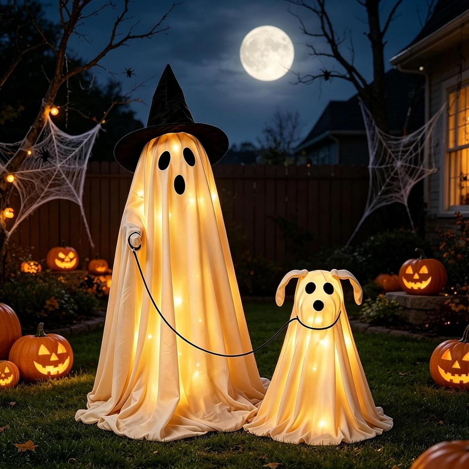 Set de Perro Fantasma con Luz  - Outdoor Lighting Gazebo reseña y precio