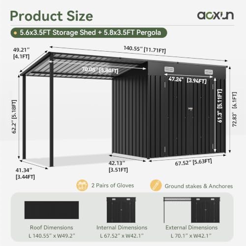 Caseta de almacenamiento exter - Outdoor Lighting Gazebo reseña y precio