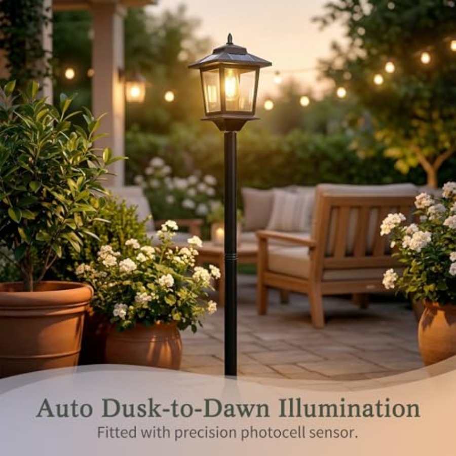 Lámparas Solares para Exterior - Outdoor Lighting Dusk To Dawn reseña y precio
