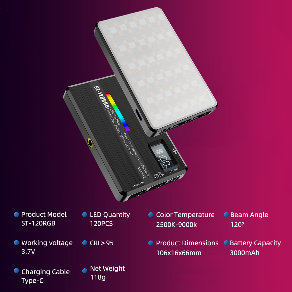 ST-120 RGB a todo Color fotogr - Outdoor Lighting Kit Photography reseña y precio