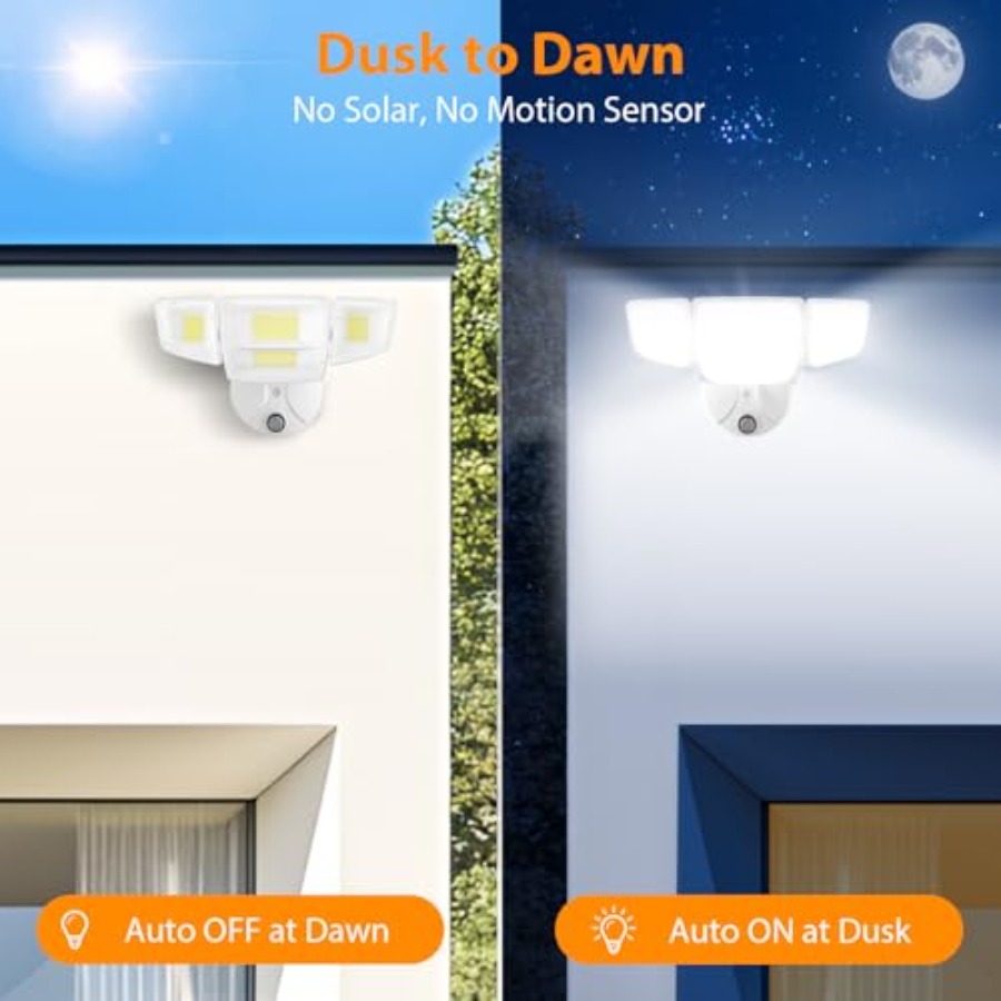 Lámpara Exterior de 90W con En - Outdoor Lighting Dusk To Dawn reseña y precio