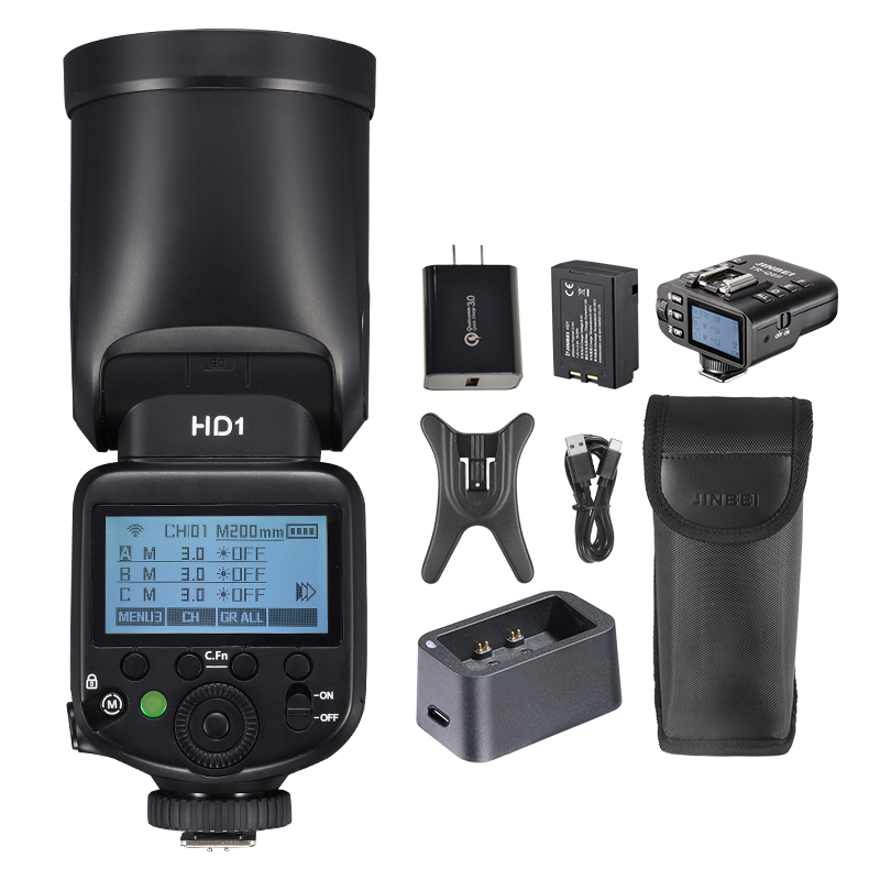 Flash para cámara JINBEI HD-1, - Outdoor Lighting Kit Photography reseña y precio