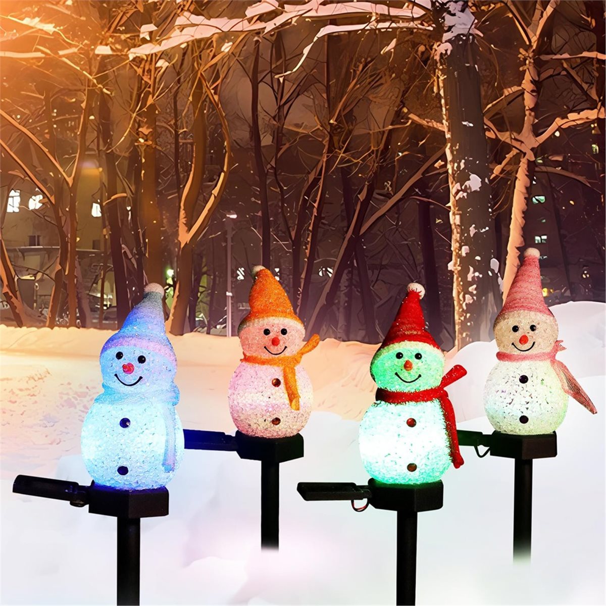 Y17A 2025 - Luces Solares de N - Outdoor Lighting Yard Stakes reseña y precio