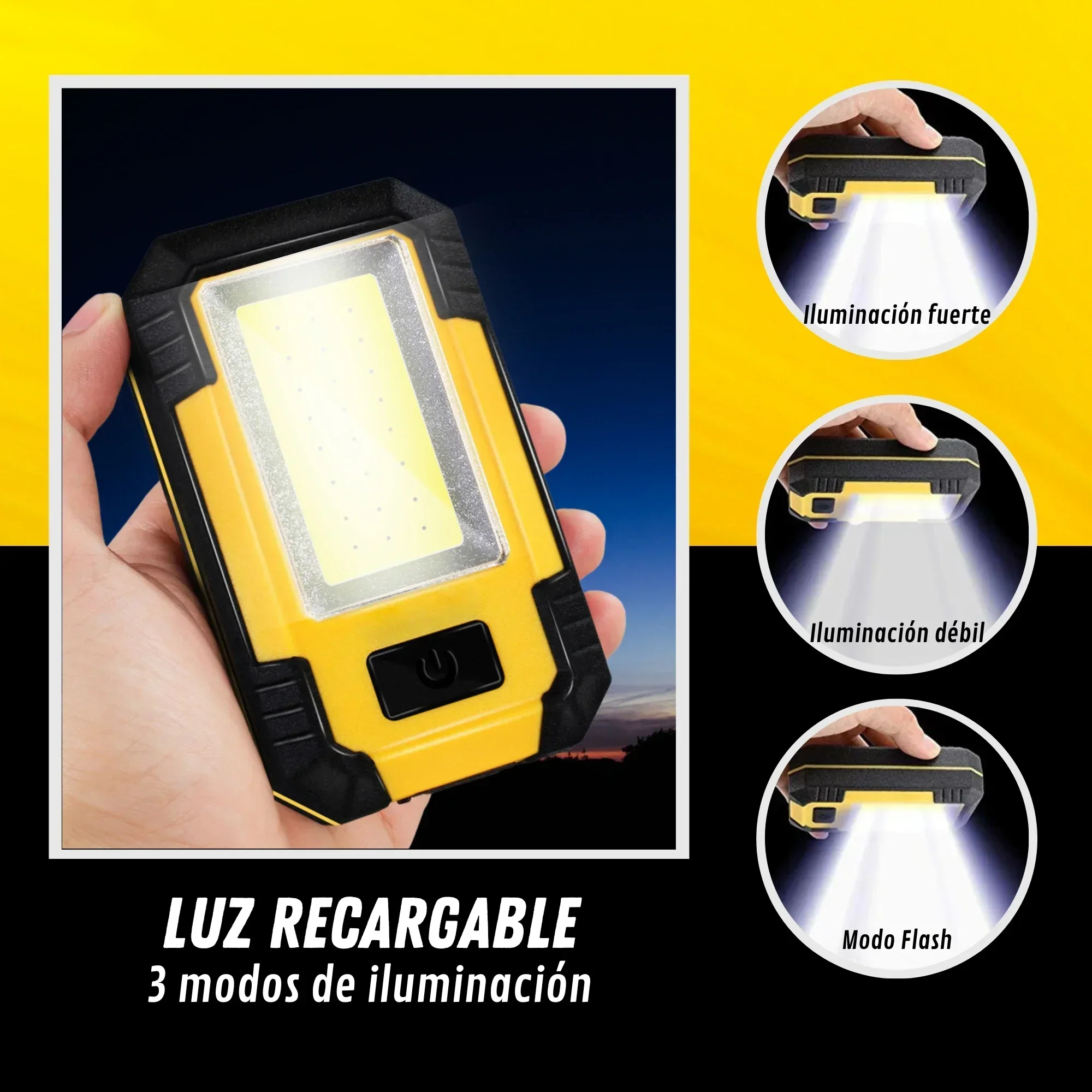 Linterna de Trabajo Recargable - Outdoor Lighting Lowes reseña y precio
