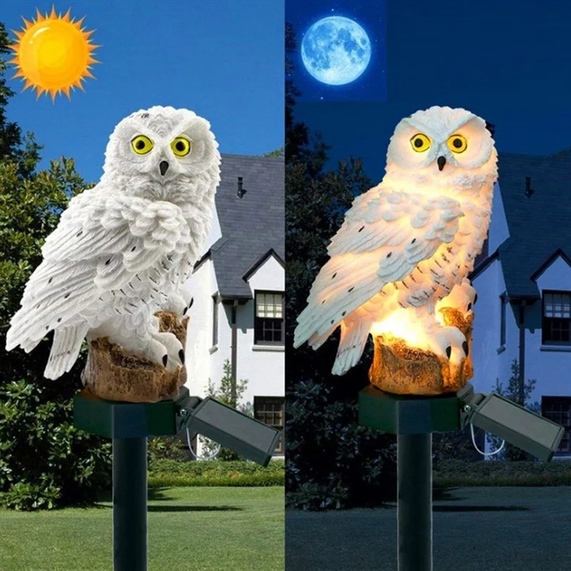 Lámpara Solar con Forma de Búh - Outdoor Lighting Quality reseña y precio