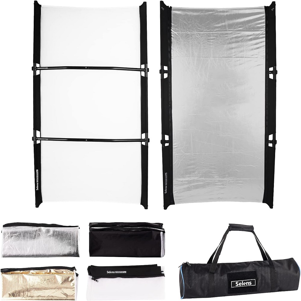 Reflector 7 en 1 Selens, Difus - Outdoor Lighting Kit Photography reseña y precio