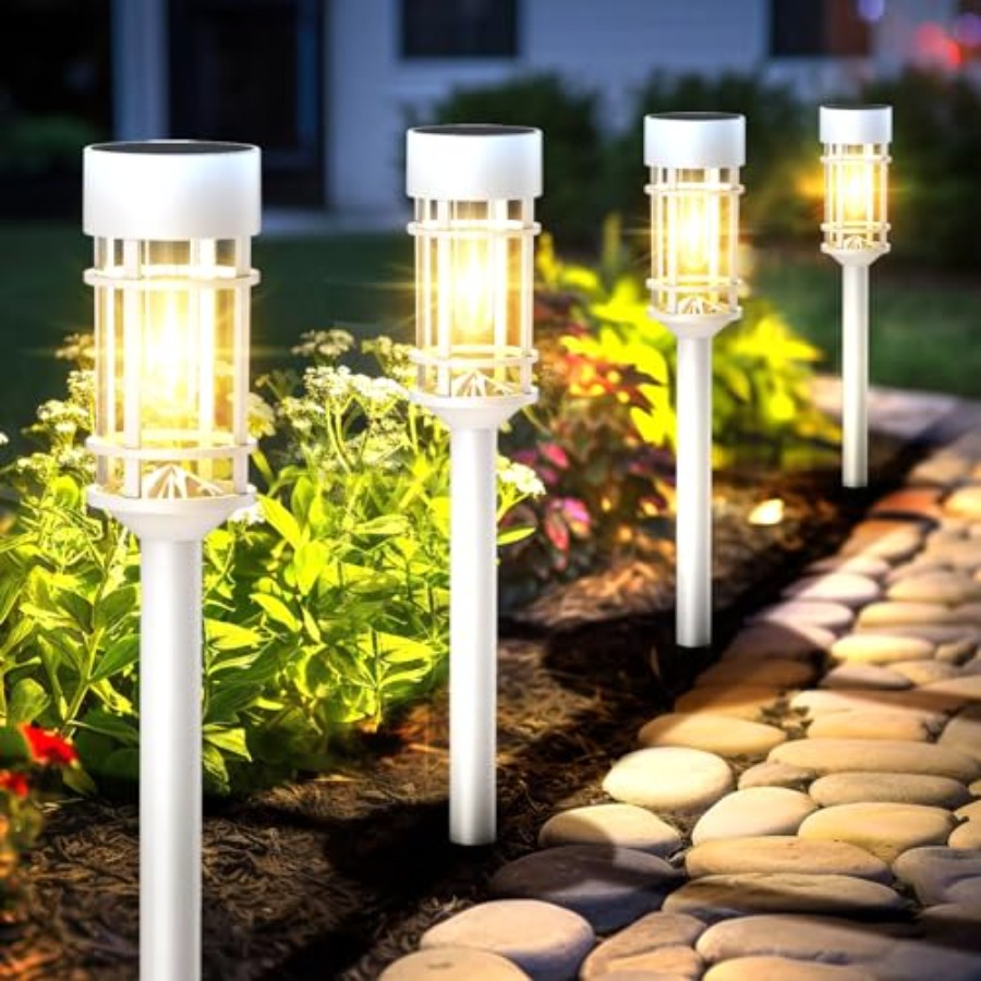 Luces Solares para Caminos, Im - Outdoor Lighting Dusk To Dawn reseña y precio