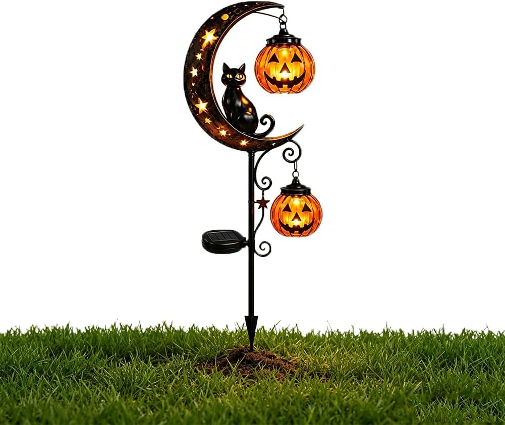 Luz solar para jardín con dise - Outdoor Lighting Yard Stakes reseña y precio