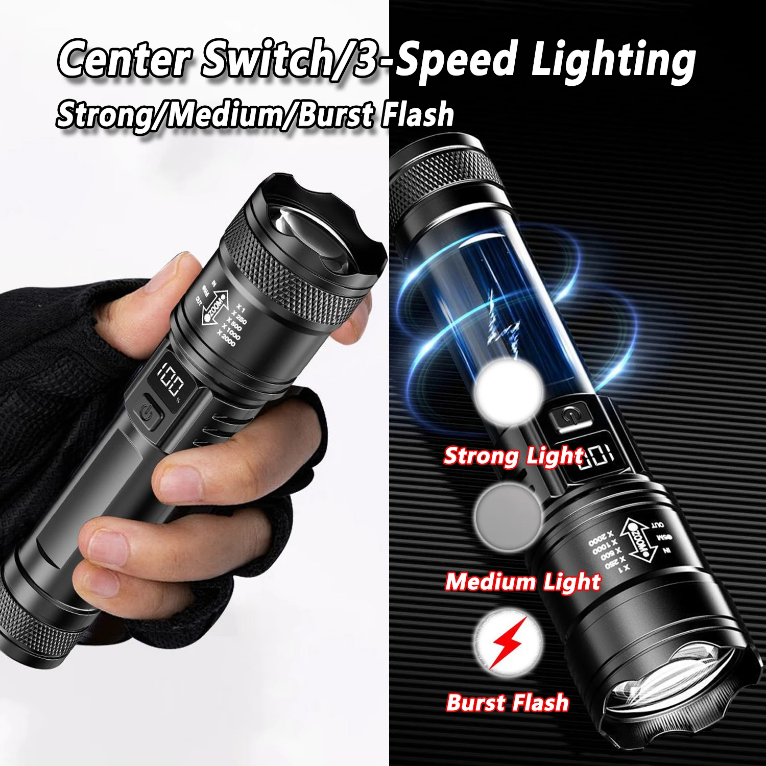 Linterna LED ultrabrillante, l - Outdoor Lighting Lowes reseña y precio