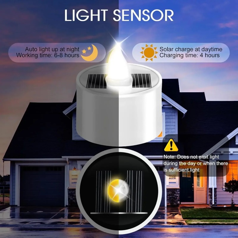 Velas LED Solares sin Llama, I - Outdoor Lighting Dusk To Dawn reseña y precio