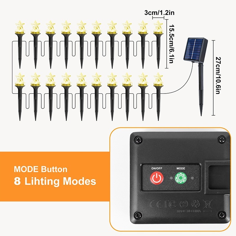 1 juego de luces solares con f - Solar Path Light reseña y precio