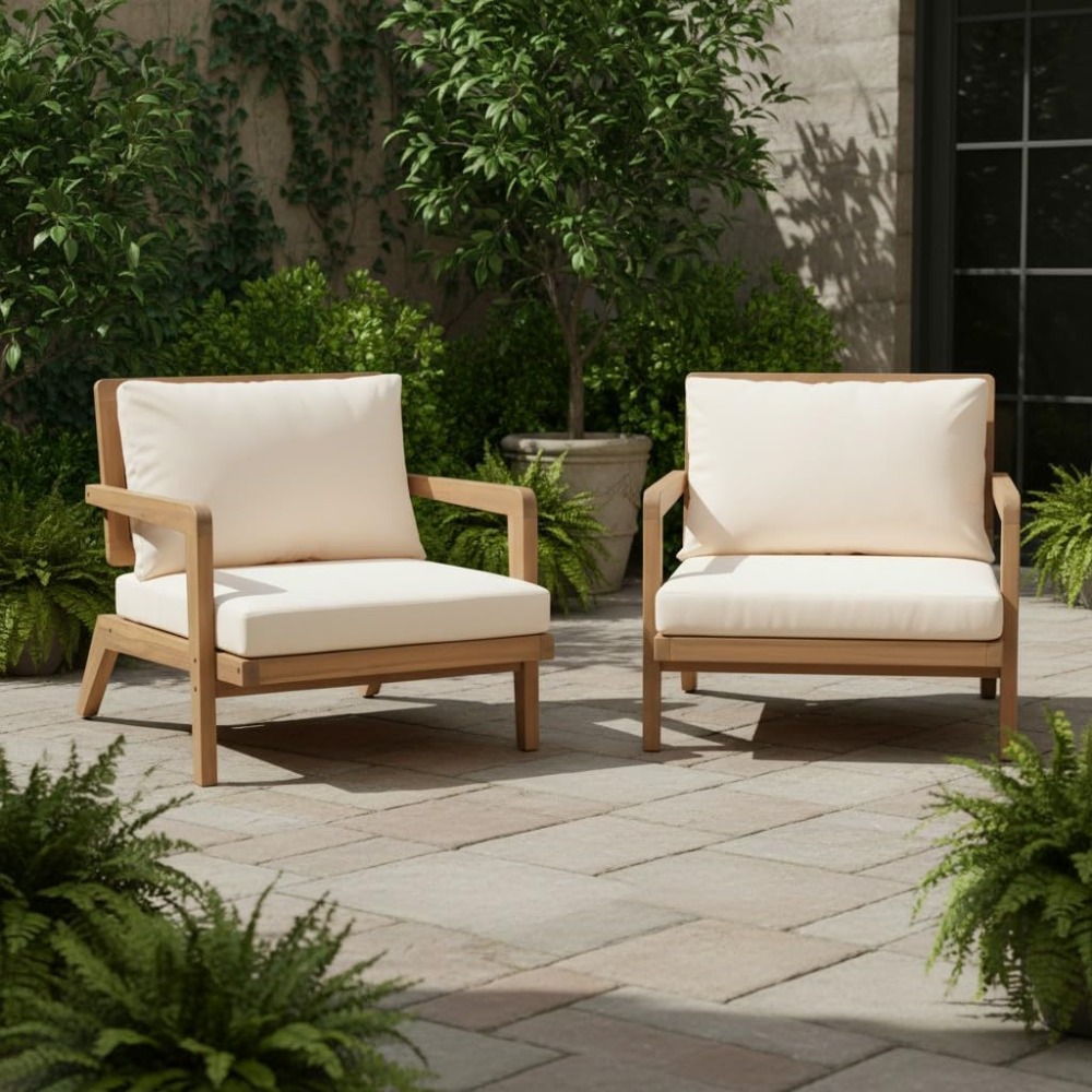 Juego de 2 sillas de salón mod - Outdoor Lighting Mid Century Modern reseña y precio