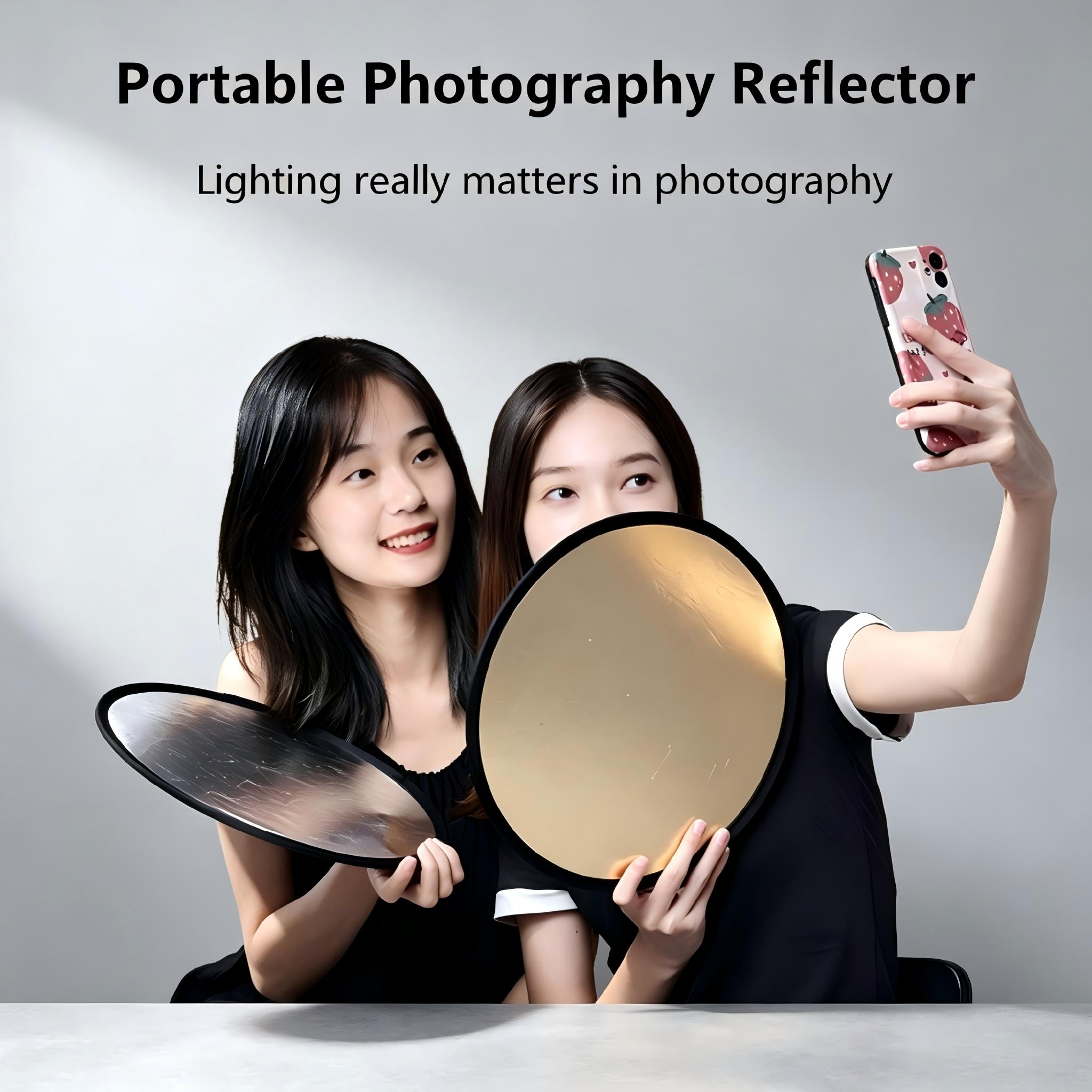 Reflector de Fotografía 2 en 1 - Outdoor Lighting Kit Photography reseña y precio