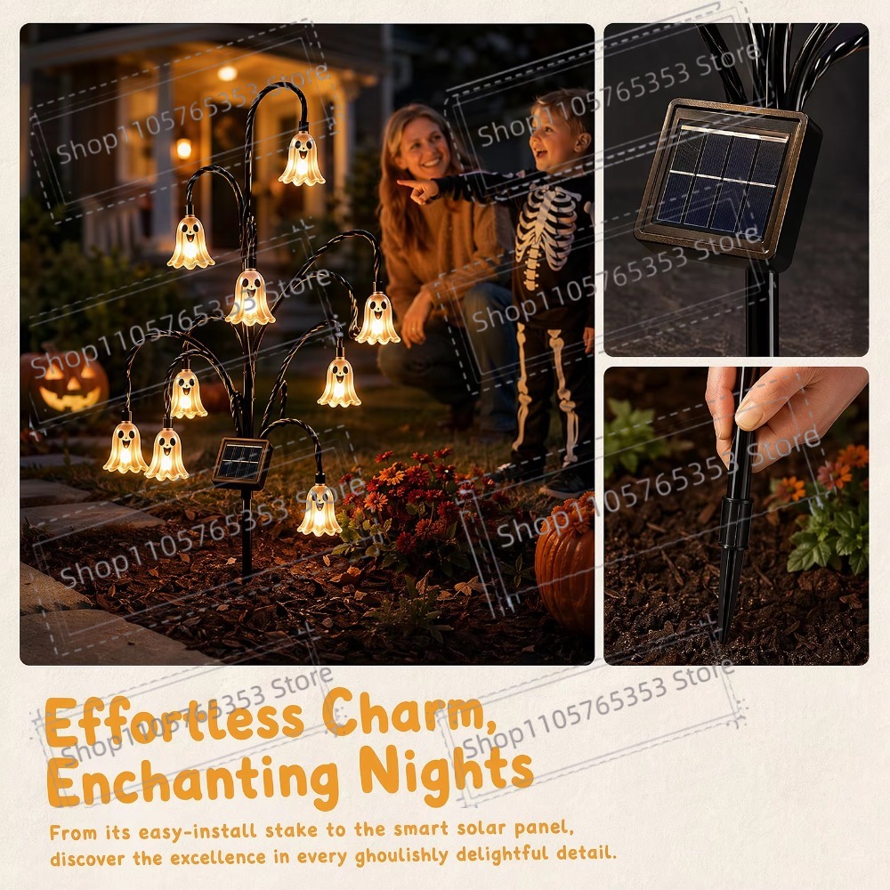 Linterna Solar de Halloween pa - Outdoor Lighting Yard Stakes reseña y precio
