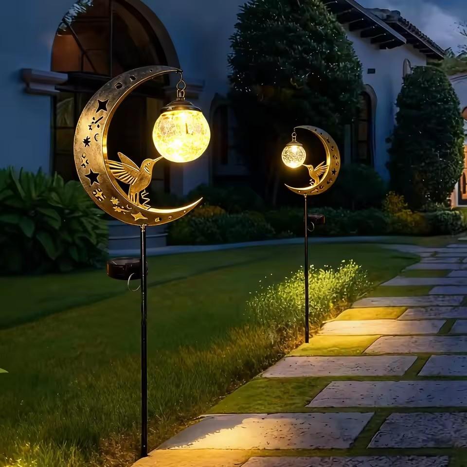 Lámpara Solar para Jardín con  - Outdoor Lighting Yard Stakes reseña y precio
